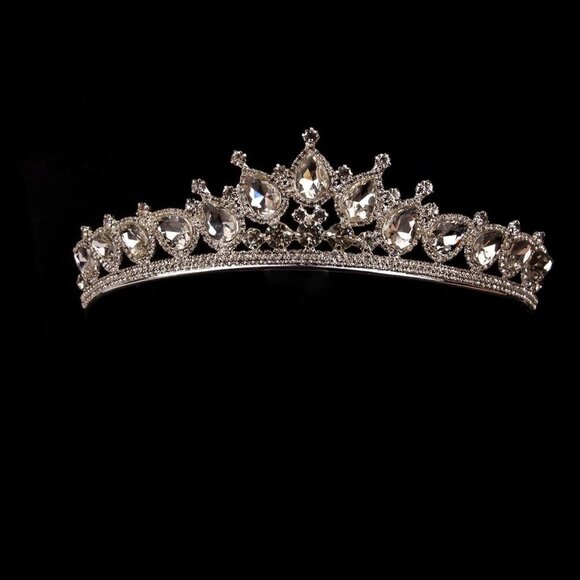 Women's Tiara-Crown for Henna Wedding Party | Glitter Hair Accessories for Brida - Picture 8 of 9